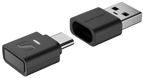 Sennheiser BTD 700 Bluetooth USB Dongle - aptX Lossless, Auracast, Plug & Play Audio Transmitter for Headphones and Speakers - Ultra-Low Latency, Bluetooth 5.4, USB-C & USB-A Compatible