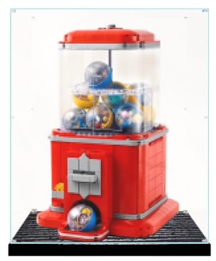 Acrylic Display Case Compatible with Lego 21358 Minifigure Vending Machine Model - Clear Dustproof Storage Box (Model Not Included) (Option A)