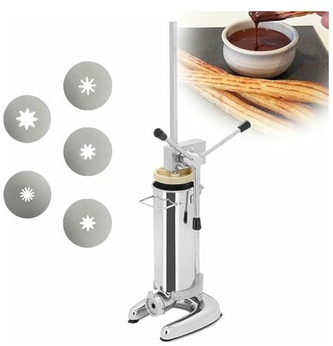 TAIPINGOZ Insaccatrice, Insaccatrice Manuale per Salsicce, Riempitrice Verticale in Acciaio Inossidabile for Uso familiare e Commerciale(3L)