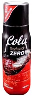 Gut & Günstig Cola Zero Getränke-Sirup, 500 ml Einzelflasche | Zuckerfrei, ergibt bis zu 12 Liter, ideal für Wassersprudler und Leitungswasser, Zuhause oder Büro