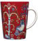 Iittala - Taika - Becher mit Henkel/Henkelbecher/Kaffeetasse - rot - Porzellan - 0,4l