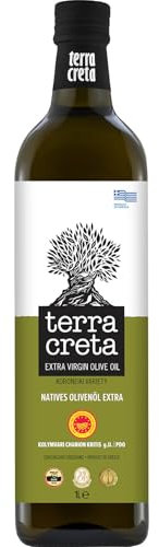 Terra Creta g.U. - Extra natives Olivenöl aus Kolymvari / 1 Liter (Flasche)