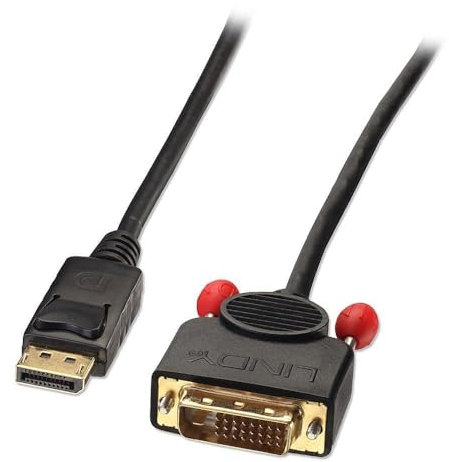 Lindy 41492 Cavo DisplayPort/DVI-D Attivo, 3 m, Nero