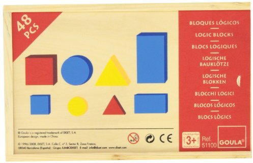 Goula - Bloques lógicos, Juego preescolar de construcciones a partir de 3 años