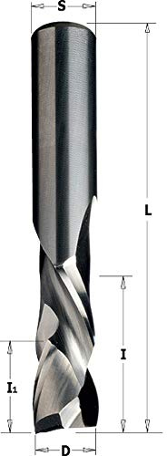 CMT 190.050.11 - Fresa helicoidal z1+1 d=5x8-22x60 hwm dx