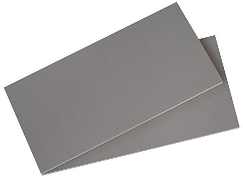 Beauty.Scouts Möbel EXTARA Collection Einlegeböden Set Plus Regalsystem Zubehör Kleideraufbewahrung Kleiderschrankausstattung 2-TLG grau Schränke ab 2m Höhe Rastermaß 110cm 110x2x50cm