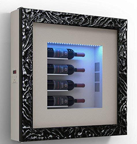Cave à vin mural pour quatre bouteilles horizontalement pour bouteilles H.400 D.90 mm - poids 30 kg. (SF00)
