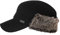 Fancet Unisex Earflap Army Military Radar Winter Mütze Baseball Cadet Cap 56-62 cm, 89506-schwarz, large