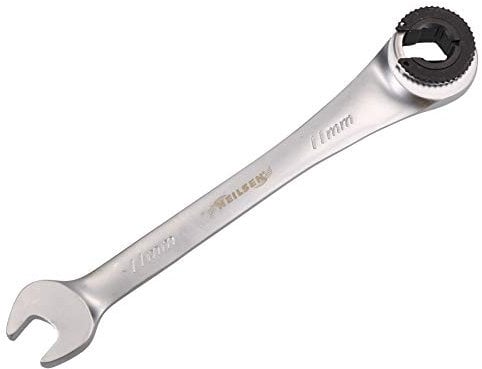 AB Tools 11mm Open End Ratchet Flare Nut Wrench Spanner Brake Lines Hydraulic Pipes