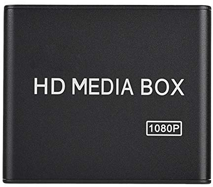Socobeta Lecteur Multimédia High Definition Full HD Mini Box (Prise UE)