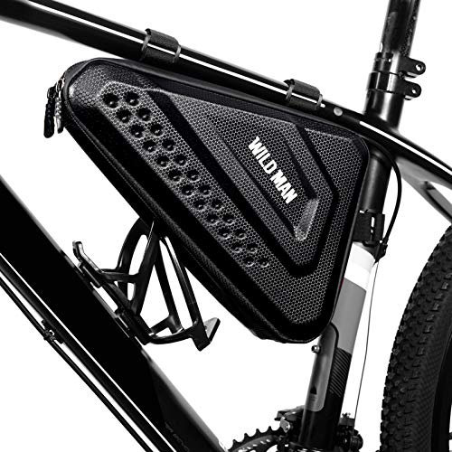 Lixada Fahrrad Triangle Bag, Wasserdicht Fahrrad Dreiecktasche, Reflektierender Fahrrad Rahmentasche, Doppelseitiger Reißverschluss, Triangeltasche ideal für Fahrradschloss, Werkzeug