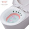 Bwelcam Baignoire de siège pour toilette, Bassin de bain Sitz pliable,bidet portable, convient aux toilettes universelles