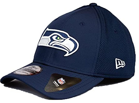 New Era NFL Seattle Seahawks Engineered Navy 39Thirty Cap S-M