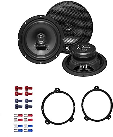 Hifonics VX 62 Lautsprecher mit Einbauset passend für BMW 3er Touring (E46) 1999-2005 Türen vorne 360 Watt 165mm 2 Wege Koax