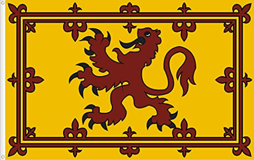 FLAGGE KÖNICHLICHE SCHOTTLAND. HOCHWERTIG SEIDENSATIN QUALITÄT. GRÖßE VON 150X90 CM