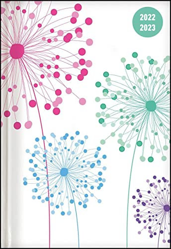 Collegetimer Blowballs 2022/2023 - Schüler-Kalender A5 (15x21 cm) - Pusteblume - Day By Day - 352 Seiten - Terminplaner - Notizbuch - Alpha Edition (Collegetimer A5 Daily)