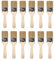 Gelcoat 2 Natural Bristle with Wooden Handle - Pack of 12 Brushes