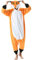DELEY Animal Adulte Vêtements De Nuit Chaude Onesies Pyjama Fox Unisexe Homewear Grenouillere Pyjama à Capuche Costume XL