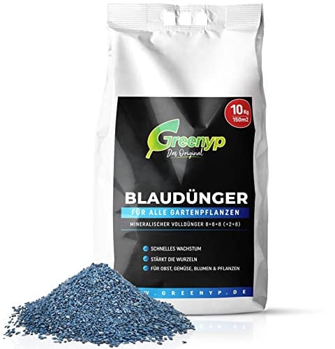 Greenyp Blaudünger NPK Dünger für Pflanzen 5-30kg I Universaldünger Langzeitdünger für Obst, Gemüse, Blumen, Rasen oder Zierpflanzen I Stickstoffdünger für alle Garten Kulturen (20kg / 300m²)