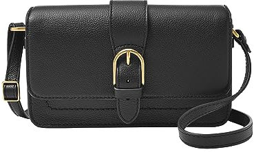 Fossil Small Flap Crossbody Zoey Leder