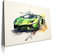 CanvasArts Watercolor Sketch - Leinwand Bild - Aquarell Auto Artwork Modern Art Wandbild kompatibel zu Lamborghini Aventador (100 x 70 cm, Leinwand auf Keilrahmen, Lamborghini Aventador)