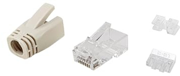 Equip 121176 Cat.6A RJ45-Steckerset, 100 Stück/Packung
