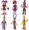 6 pcs Anime Zirkusspielzeug, Zirkusartisten-Actionfiguren, The Amazing Digital Circus Theme Characters PVC, Bastelspielzeug, Geschenke Für Kinder, Jungen Un