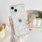 ZTOFERA Case for iPhone 14, Transparent Clear Soft TPU Case with Flower Pattern, Ultra Slim Anti-scratch Silicone Gel Protective Bumper Cover for iPhone 14 (6.1) - Purple Flower