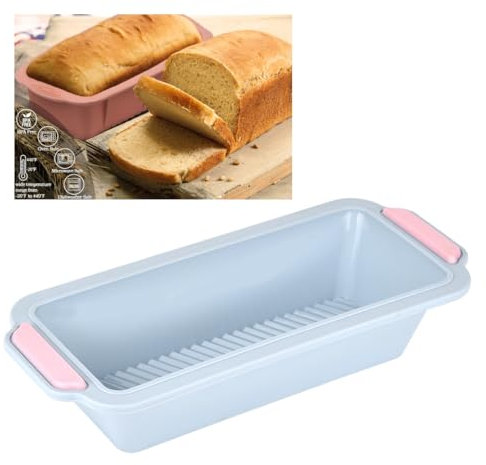 wotoy Stampo rettangolare in silicone per torte e toast, 28 cm