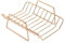 Rack pour côtelettes antiadhésives, Rack pour côtelettes de barbecue - Support de support pour rack antiadhésif - Grille pour rôtir peut contenir jusqu'à 10 côtelettes, acier inoss