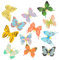 KONTONTY 12st Künstlicher Schmetterling Schmetterlingsverzierungen Kindergarten Lernspielzeug Kreatur Figuren Schmetterlingsnetze Kognitionsspielzeug Für Kinder Kinderspielzeug PVC