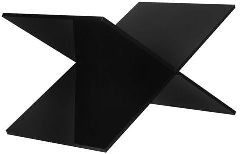 OFFSCH Acryl Buchhalter Leseständer Klein X-förmig Bruchfest Multifunktional Kochbuchhalter Schreibtisch Geschenk