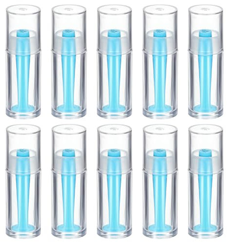 Tucnoeu 10pcs Kontaktlinsen Einsetzhilfe Silikon Kontaktlinsen Zubehör Kontaktlinsen Hilfe zum Einsetzen Kontaktlinsen Sauger Weiche Linsen Blau