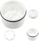 Deepton Haarsieb Dusche mit Tauchrohr, Haarfänger Dusche Ablaufgarnitur Set, Ersatz Haarfilter für Duschablauf, Kompatibel mit Ablaufgarnitur 6960, 6961, 6962, 6963, Siphon
