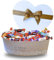 Coffret Coeur Le Bonheur Tout Simplement et son Assortiment de 80 chocolats Célébrations, Kinder, Milka, Daim | Coffret Original Prêt à Offrir