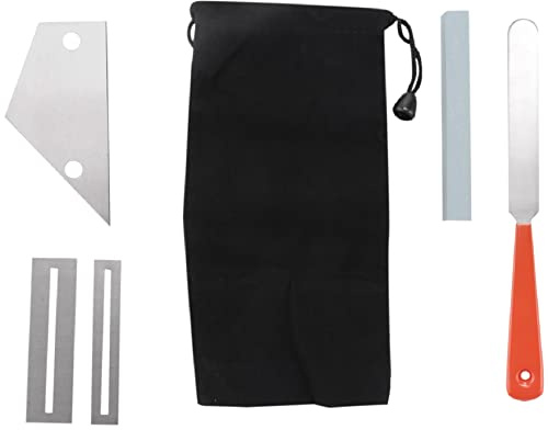 Qusedwey Guitar Fret Crowning File Leveling Tool Grinding Protectors Repair Part Set Guitar Repair Tool Accessories