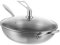 KOCKSHION Wok De Acero Inoxidable Con Estructura De Panal Sartén Antiadherente Tapa Para Cocina Gas y Inducción