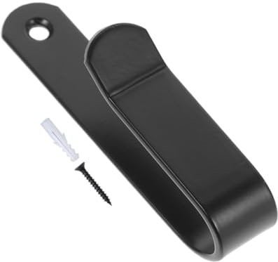 Happyyami Skiträger Surfboard wandhalterung Surfboard Halterung Surfboard Aufhängung Surfbrett Halterung Skateboard Wandmontage Surfbrettständer für die Wand Skateboard-Display Stahl Black