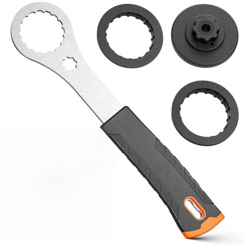 Fahrrad Centerlock Werkzeug,Centerlock Schlüssel Fahrrad Tretlagerschlüssel Kompatibel mit Shimano Hollowtech II/BB9000/BBR60/RaceFace/Cinch/RotorBSA30/Hawk Racing/BB3086M,für Fahrradreparaturen