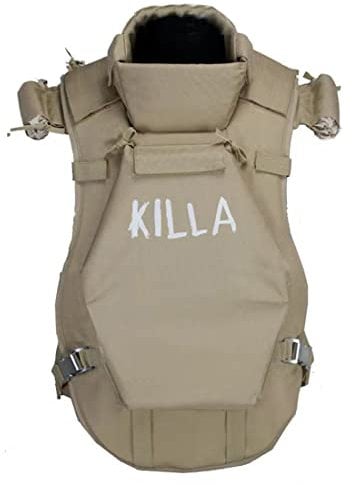 BrightBud Tactical Vest for Men, Russian 6B13 Plate Carrier with EVA Padding, Adjustable Collar & Metal Hook, Multifunctional Military Vest for Cosplay & Airsoft, Killa Armor Edition