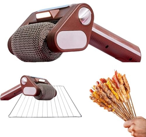 USB Wiederaufladbar Elektrischer Grillreiniger Borstenfrei, Elektrische GrillbüRste, Elektrischer Grillrost Reiniger, BBQ PowerbüRste Zur Grillreinigung, 304 Edelstahl Barbecue Reiniger