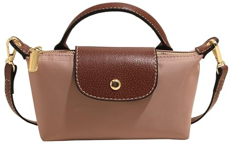 Generisch Mini Umhängetasche in Farbblockoptik für Damen, Small Crossbody Bag,Quadratische Klein Handtasche in Volltonfarbe mit Verstellbarem Riemen, Schultertasche