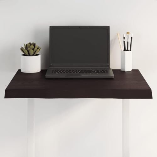 HETFTJN 60x40 cm Eiche Tischplatte Massivholz dunkel geölt Küche Esszimmer Outdoor Bistro Schreibtisch