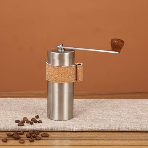 FACAIIO Edelstahl Kaffee zum Zubereiten Set mit Mahlwerk, Filtertrichter und Tasse für Zuhause oder Büro