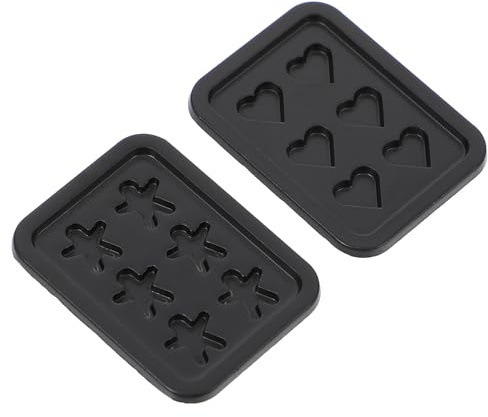 Gogogmee Miniatur Backbleche 4 Stück Kleiner Backform aus Metall Kleiner Haus Zubehör für Puppenhaus Küche Leichtes Küchengeschirr