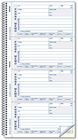 Rediform - Handy Memoboard, 2 3/4 x 5 3/4, zwei-Teil selbstdurchschreibend, 400-Set Buch - Einzelverkauf - steckbare Seiten je 1 Folie mit individueller Wunschdruck verhindert das Schreiben-durch an.