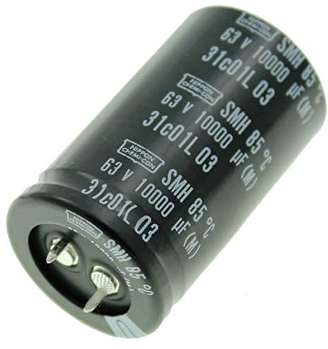 Condensatore radiale Elko 10000µF 63V | Condensatore elettrolitico Snap-In fino a 85°C | 10000uF Electrolytic Capacitor from United Chemi-Con