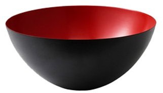Normann Copenhagen Schüssel, Edelstahl, weiß, Größe 2 HxØ 5,9x12,5cm