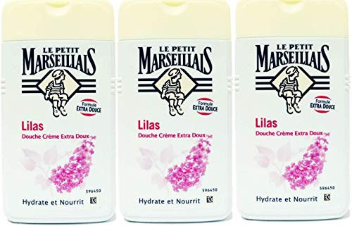 Le Petit Marseillais Douche Crème Extra Doux Lilas 250 ml Lot de 3