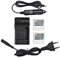 DSTE 2-Pack Rechange Batterie et DC50E Voyage Chargeur Compatible pour Samsung IA-BP85ST VP-HMX10 VP-HMX10C VP-HMX20C VP-MX10 VP-MX20 VP-MX25 HMX-H100 HMX-H104 HMX-H105 HMX-H106 SC-HMX10 SC-HMX20C